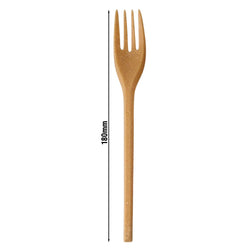 (1000 sztuk) Widelec wielokrotnego użytku – 180 mm – brązowy