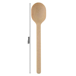 (540 sztuk) Łyżki wielokrotnego użytku – 180 mm – naturalne