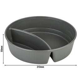 (12 sztuk) Miseczka wielokrotnego użytku – 1100 ml – szara