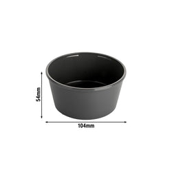 (12 sztuk) Miseczka wielokrotnego użytku – 250 ml – okrągła – szara