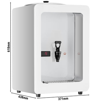 Podgrzewacz do mleka PREMIUM - 10 litrów - biały - Prime Gastro