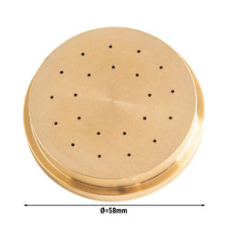 Matryca do formowania makaronu – spaghetti 1 mm – pasująca do NMH13 – Ø 57 mm