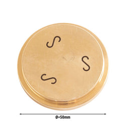 Matryca do formowania makaronu – Caserecce 9x5 mm – pasująca do NMH5 – Ø 50 mm