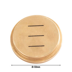Matryca do formowania makaronu – fettuccine 17 mm – pasująca do NMH5 – Ø 50 mm