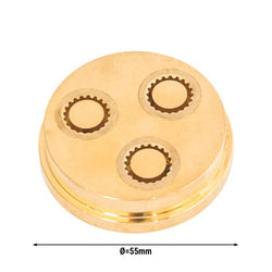 Matryca do formowania makaronu – makaron 14 mm – pasuje do NMH8 – Ø 57 mm