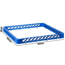 Offener Aufsatzrand 1/1 - Blau