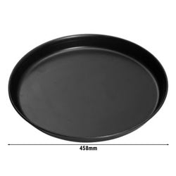 Blacha do pizzy - czarna blacha - Ø 460 mm
