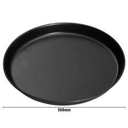 Blacha do pizzy - czarna blacha - Ø 510 mm
