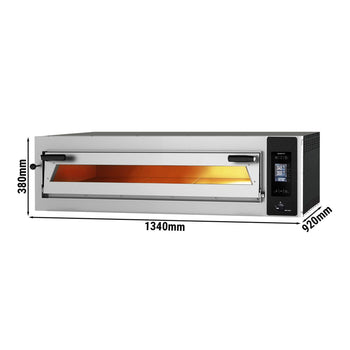 Elektryczny piekarnik do pizzy – 6 x 35 cm (szerokość) – cyfrowy - Prime Gastro