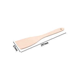 Drewniana łopatka do patelni - zamknięta - długość: 30 cm