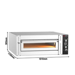 Elektryczny Piec do pizzy - 6 x Ø30cm - Manualne