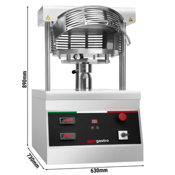 Elektryczna prasa do ciasta do pizzy - do podkładów Ø450mm - gramatura ciasta 250g - 500g