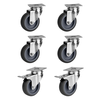 Zestaw rolek do stołów chłodniczych BGKF, GTF, KTF, KTGFF, KUF i ZTSF - Prime Gastro