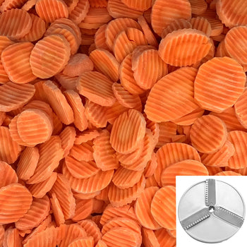 Tarcza do krojenia do cięcia falistego - 2 mm - Prime Gastro