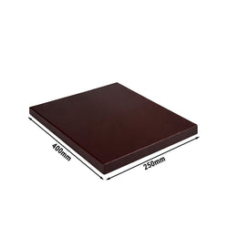 Deska do krojenia z antypoślizgowymi nóżkami – 250 x 400 mm – zgodna z normą HACCP – brązowa