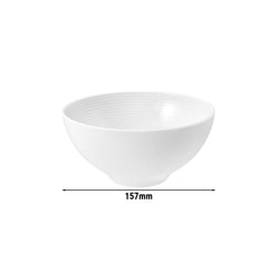(4 sztuki) SELTMANN WEIDEN | Okrągła miska – średnica 155 mm – biała
