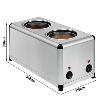 Topiarka do czekolady - 2x 7 litry - Prime Gastro