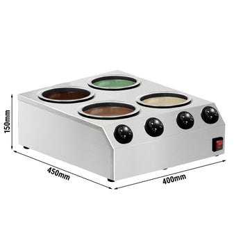 Topiarka do czekolady - 4x 2 litry - Prime Gastro