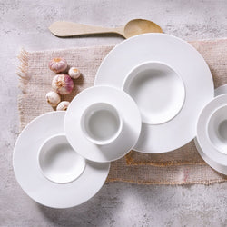 (12 szt.) Miska WHITE DELIGHT – porcelana – Ø 60 mm – 80 ml – biała