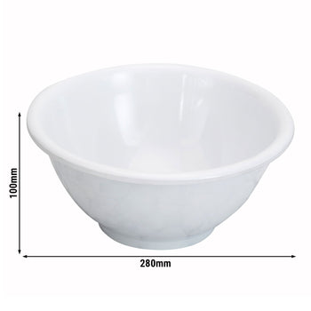 (10 szt.) Miska z melaminy do etażerki/stojaka bufetowego - Ø 280 mm - Prime Gastro