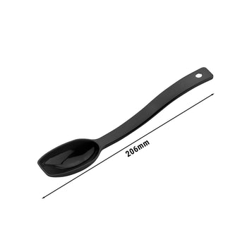 (12 szt.) CAMBRO | CAMWEAR® - Poliwęglanowa łyżka do sałatek - 205 mm - Czarna - Prime Gastro