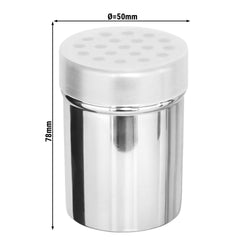 (6 sztuk) Solniczki – duże otwory – średnica 50 mm – wysokość: 101 mm