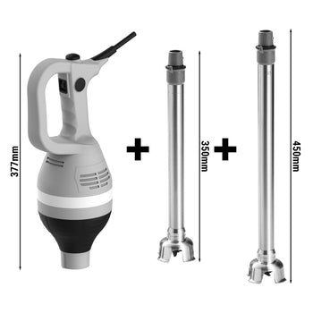 Blender ręczny włącznie z ramieniem miksującym 350 & 450 mm - 430 W - płynna regulacja prędkości - Prime Gastro