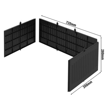 Części boczne do wózków serwujących - zestaw 6 sztuk - Prime Gastro