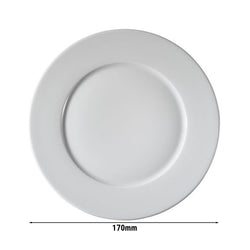 (24 sztuki) PERA biała - spodek do zupy - Ø 17 cm
