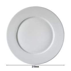 (12 sztuk) PERA biała - talerz płaski - Ø 21 cm