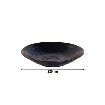 (10 sztuk) KIRYU - Talerz głęboki - Ø 22 cm - niebieski - Prime Gastro