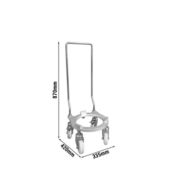Wózek do transportu kotłów - 335x420mm - odpowiedni dla PLRM40H & PLRM60H - Prime Gastro