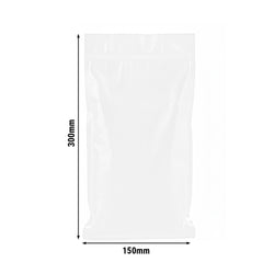Woreczki próżniowe - gładkie - 150 x 300 mm - 140 µm