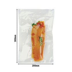 (1600 sztuk) Worki próżniowe – teksturowane – 200 x 300 mm – 90 µm