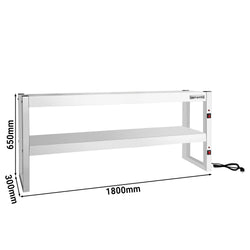 Mostek grzewczy na podczerwień - 1800x300mm - 1,8kW - 2 podgrzewane poziomy