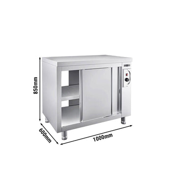 Szafka grzewcza ECO - 1000x600mm - z drzwiami po obu stronach - Prime Gastro