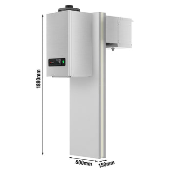 Agregat chłodniczy naścienny ze stali nierdzewnej - maksymalnie 7,5 m³ - Prime Gastro