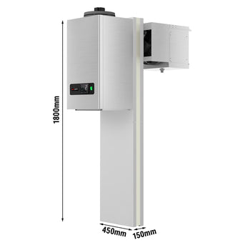 Agregat mroźniczy naścienny ze stali nierdzewnej - maks. 5 m³ - Prime Gastro