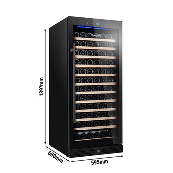 Chłodziarka do wina - 322 litry - czarna / z 1 strefą klimatyczną - Prime Gastro