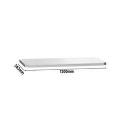 Półka pośrednia - 1200 x 563 mm - odpowiednia do stołów roboczych ATK126 i ATK126A