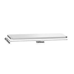 Półka pośrednia - do stołów produkcyjnych ATK156 & ATK156A - 1500x563x87mm - stal nierdzewna