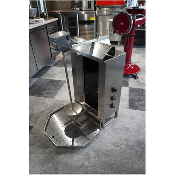 Elektryczny grill do gyro/kebaba - 3 palniki - maks. 40 kg - Prime Gastro