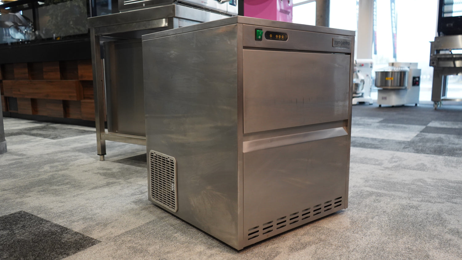 Kostkarka do lodu - pusty cylinder - 52 kg/ 24 godz. - Prime Gastro