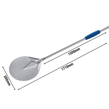 Łopatka do pizzy - AZZURRA - Stal nierdzewna - Ø 200 mm - Prime Gastro