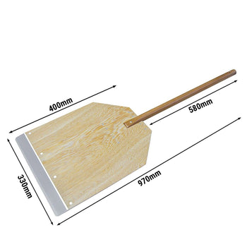 Łopatka do pizzy drewniana - 400 x 330 mm - Prime Gastro