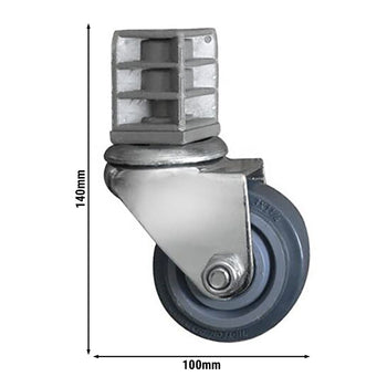 Zestaw rolek do stołów roboczych serii ATK - Prime Gastro