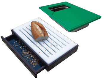 Deski do krojenia z pojemnikiem na odpady