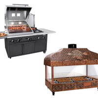 Charcoal, gas and electric grills