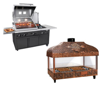 Grille na węgiel drzewny, gazowe-& elektryczne