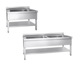 Stoły zlewozmywakowe do mycia garnków - Prime Gastro